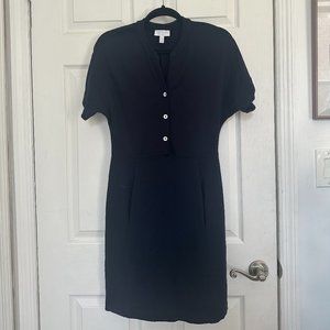 White Company Button Seam Detail Dress